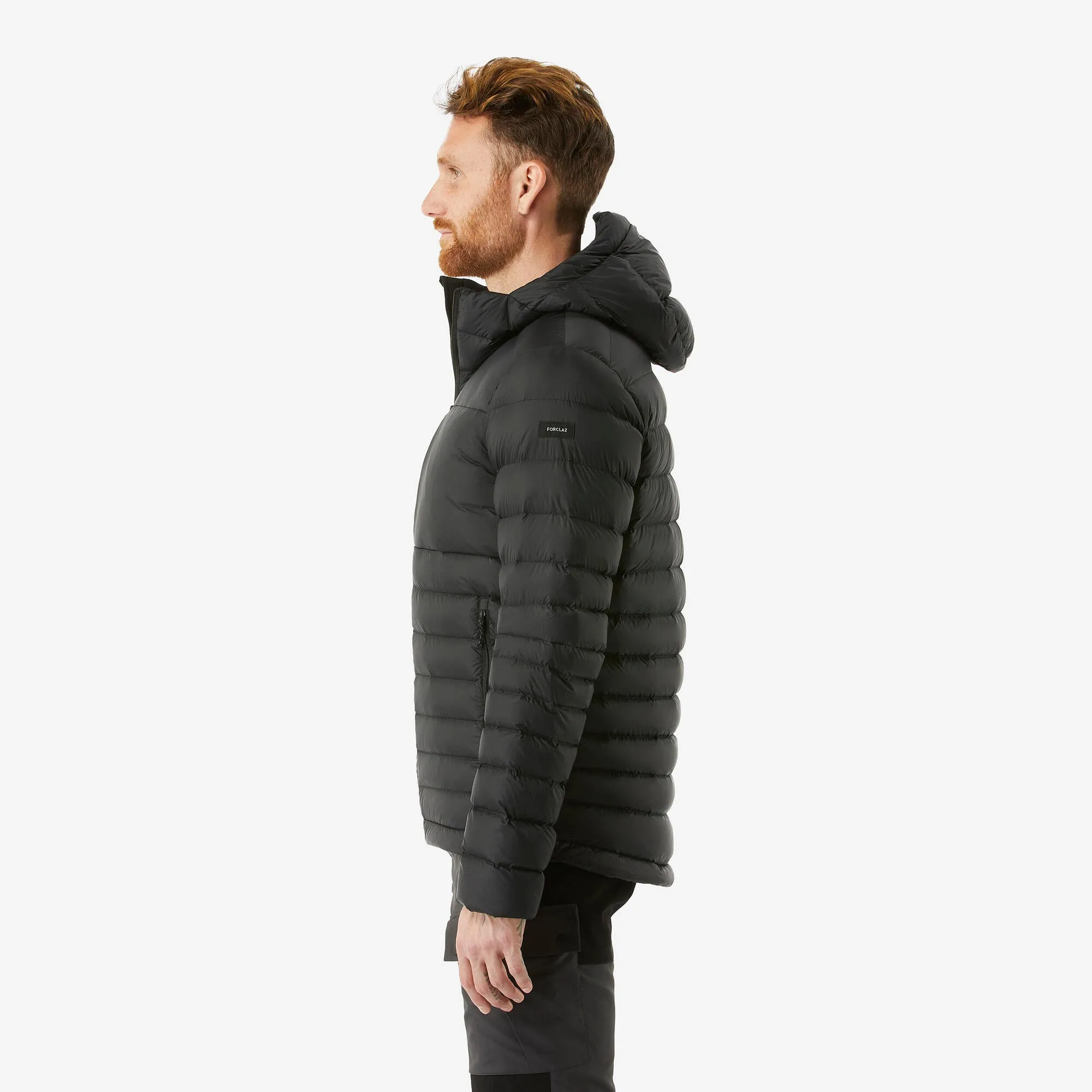 Forclaz Men's mountain and Backpacking padded and hooded jacket - MT500 14??F