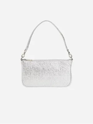 Gaia Pi?atex? Vegan Shoulder Bag | Silver