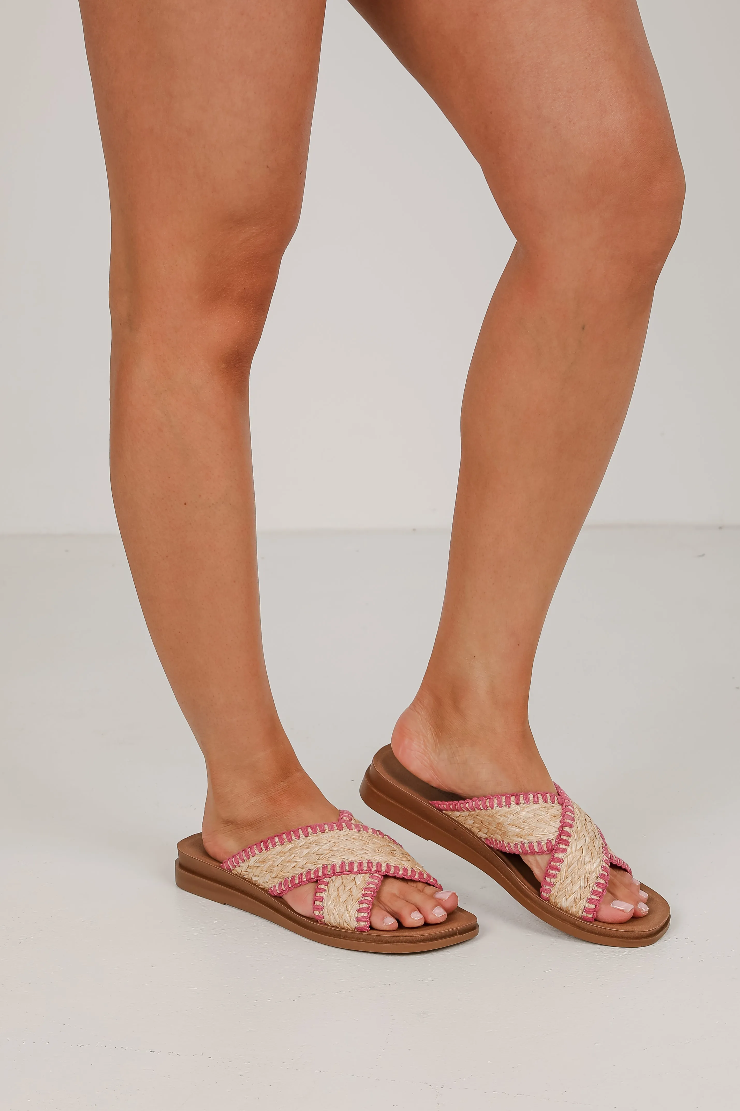 Just Day Dreaming Straw Sandals