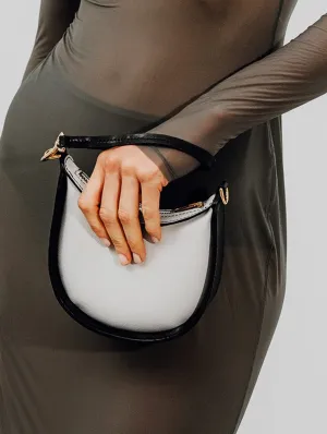 Kingston MIRUM? Leather Vegan Shoulder Bag | White