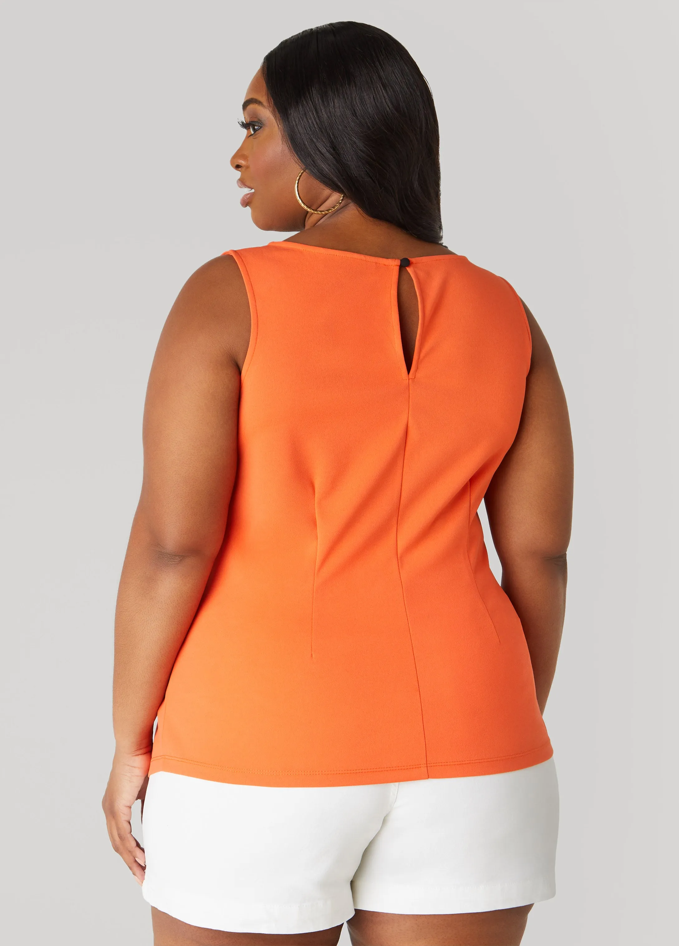 Knotted Split Front Top