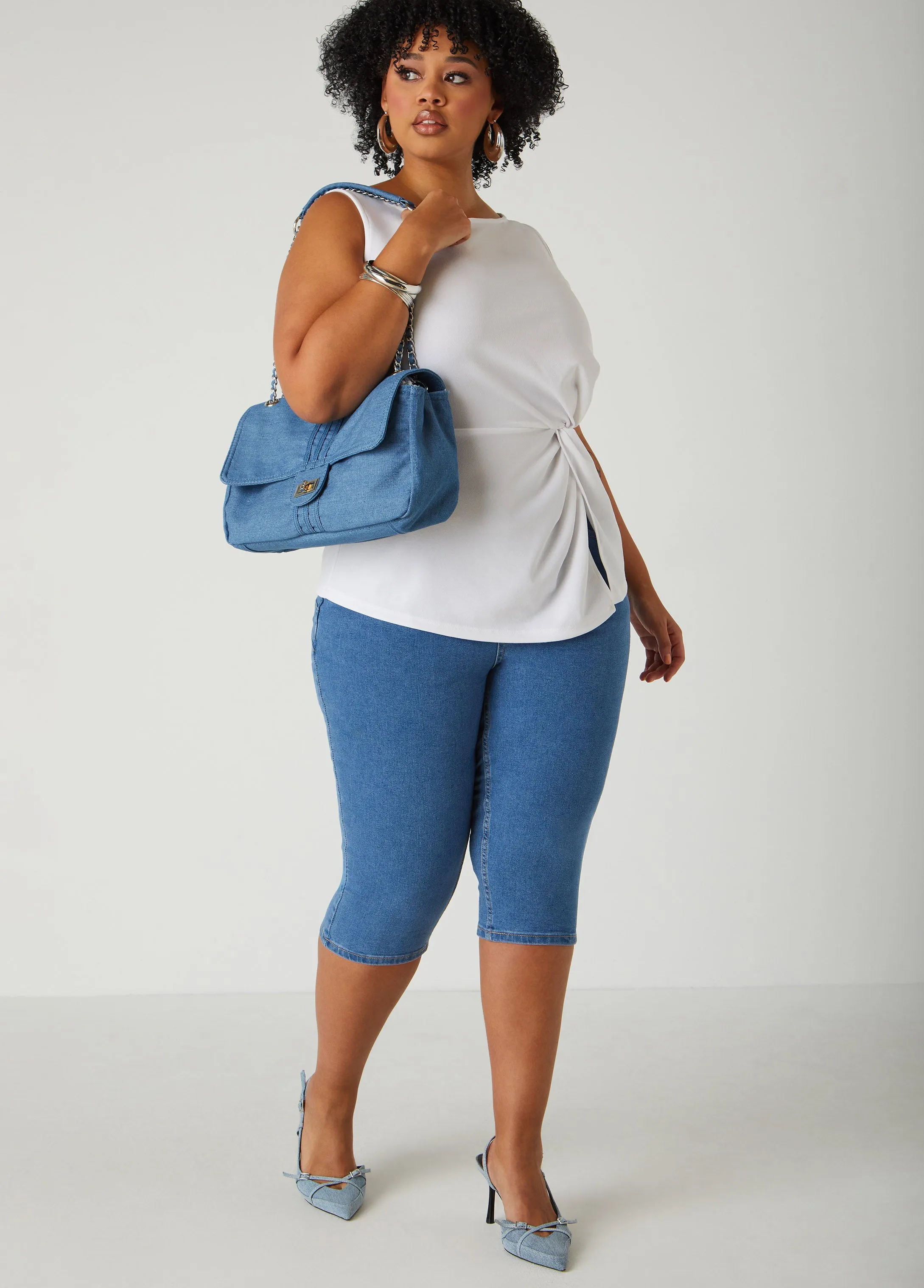 Knotted Split Front Top