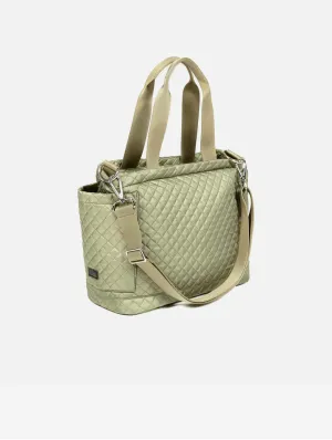 Lily ECONYL? Vegan Changing Tote Bag | Olive