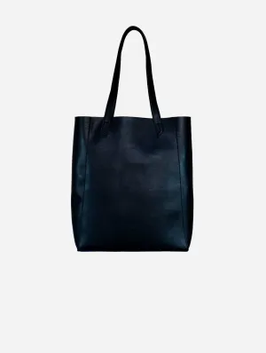 Lite Vegan Leather Everyday Tote Bag | Black