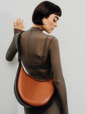 Loulou MIRUM? Leather Vegan Bag | Cognac