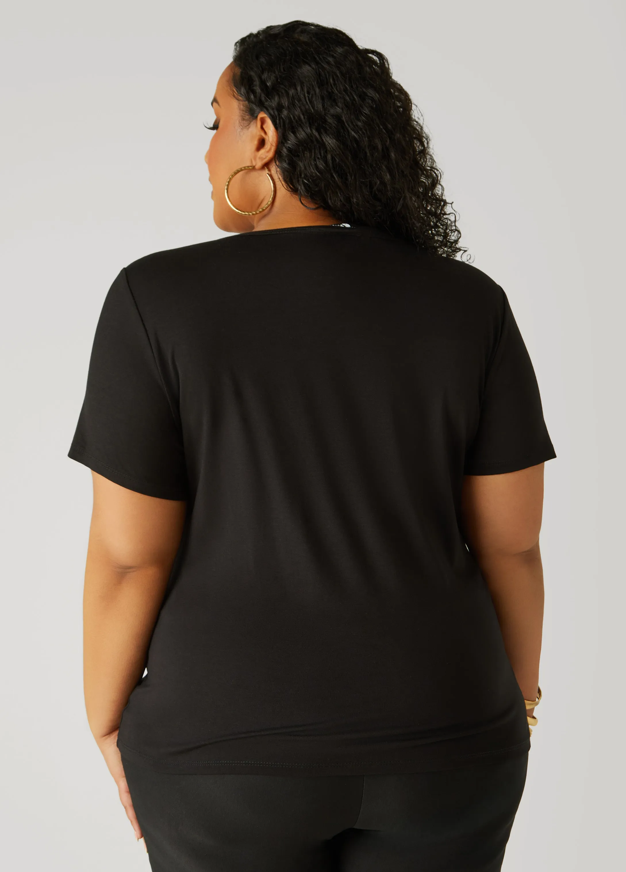 Metallic Graphic Tee