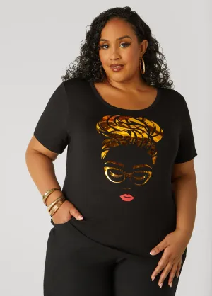 Metallic Graphic Tee