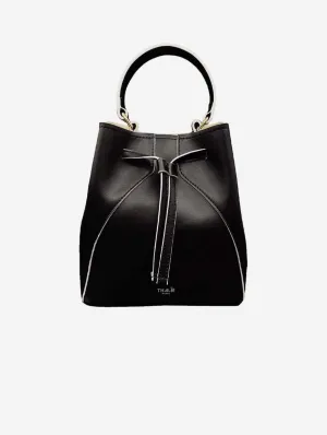 Mia Desserto? Cactus Leather Vegan Bucket Bag | Black