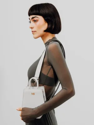 Mini Elay MIRUM? Leather Crossbody Bag | White