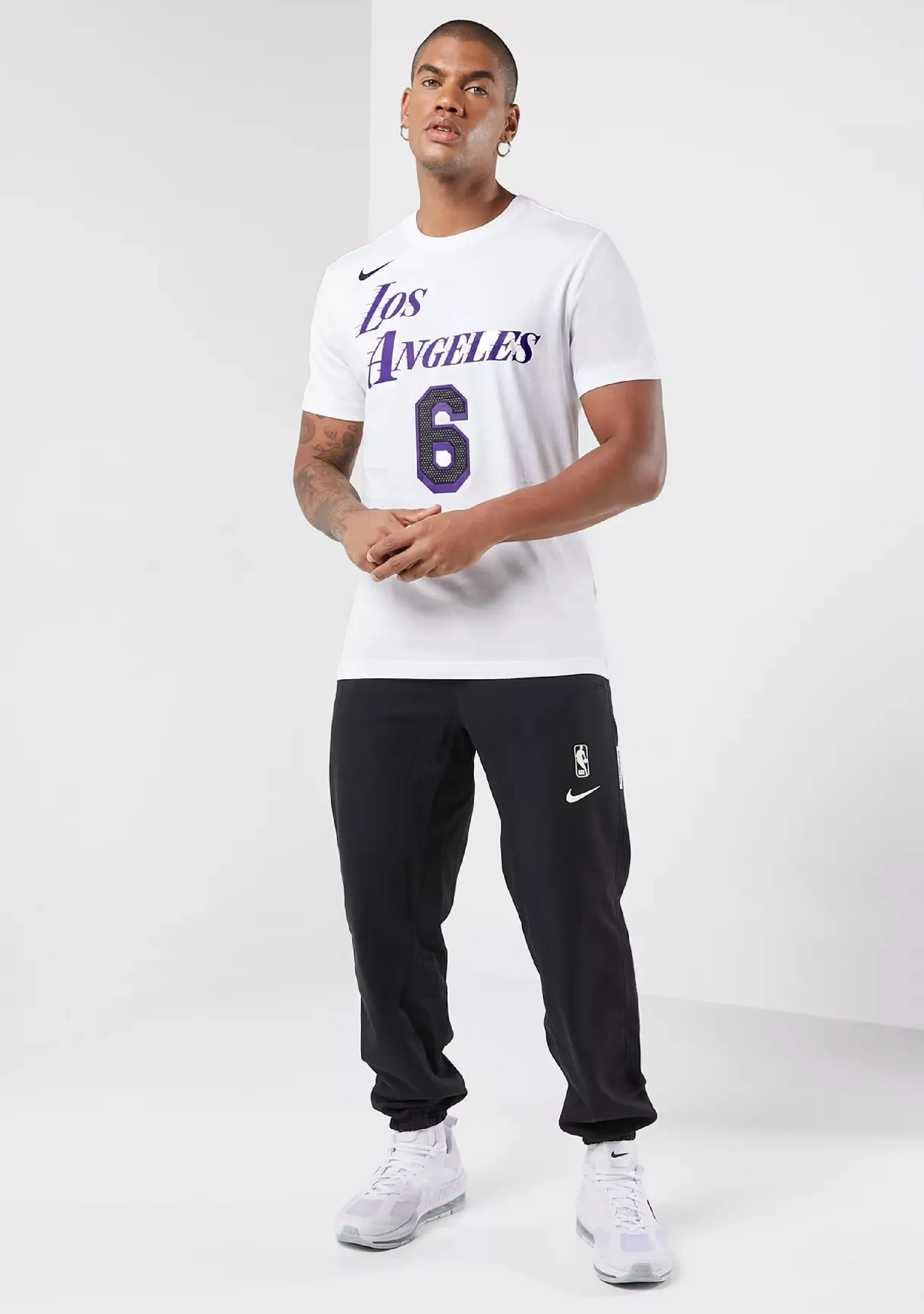 Nike Men's NBA T-Shirt LeBron James Los Angeles Lakers City Edition
