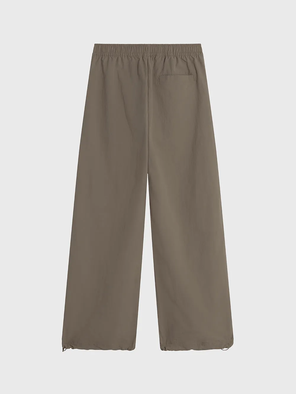 NIKE MID-RISE WOVEN PANT MINK