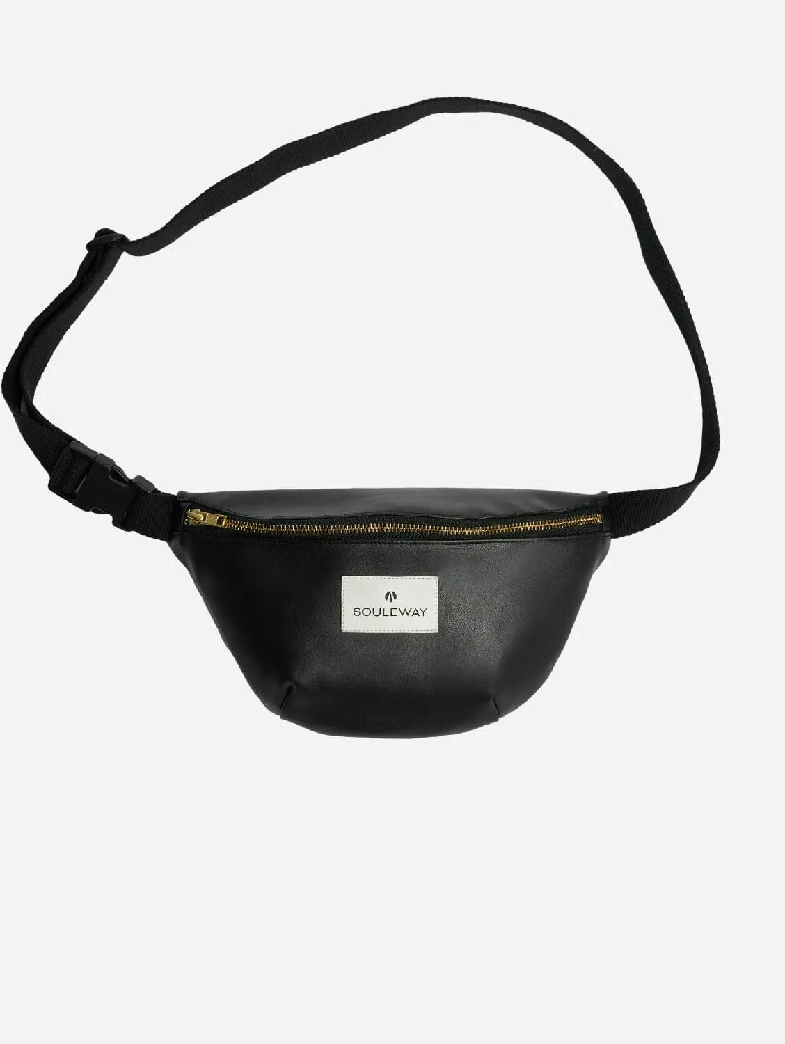 Oleatex Vegan Olive Leather Bum Bag | Black