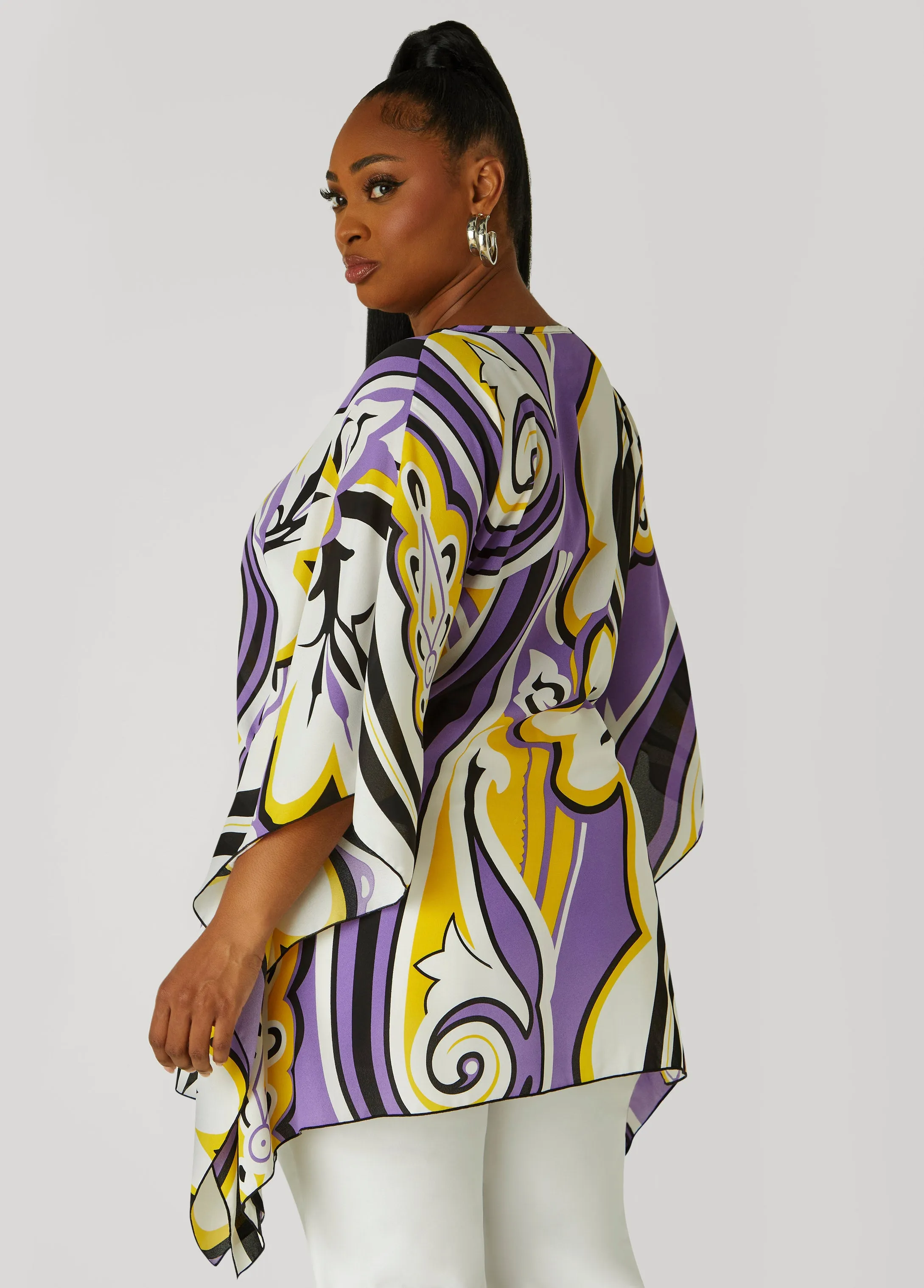 Paisley V Neck Tunic