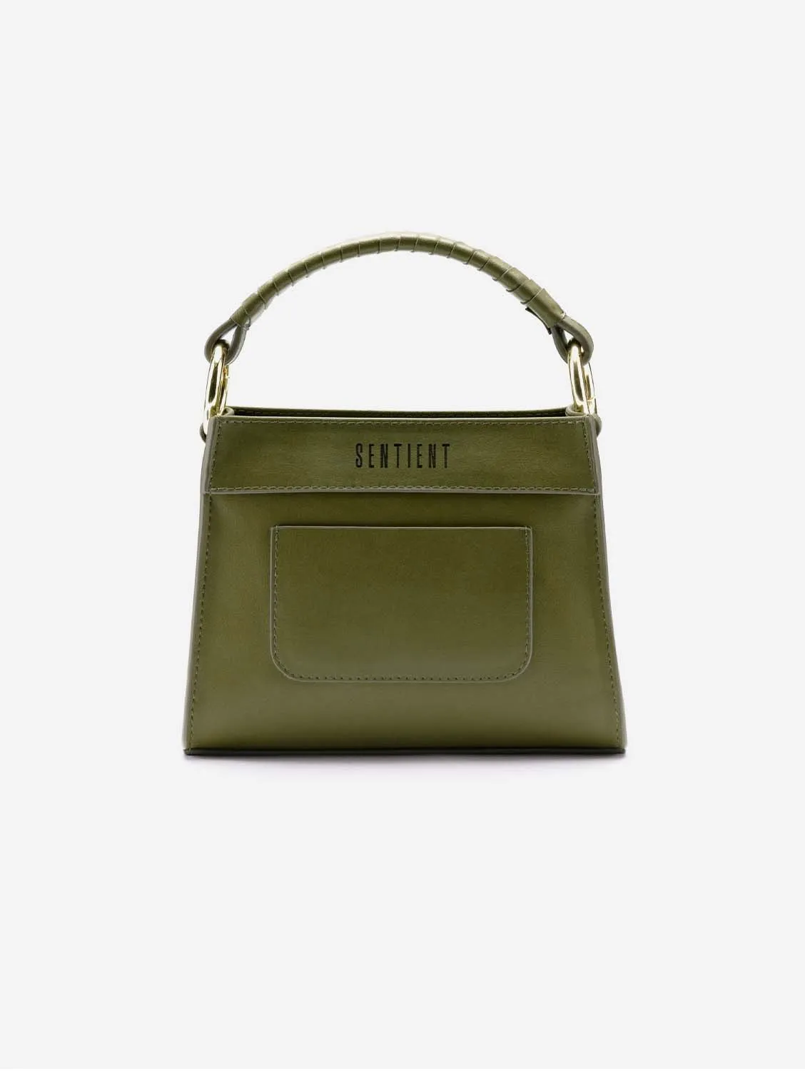 Panthera Desserto? Cactus Leather Vegan Mini Tote | Moss Green