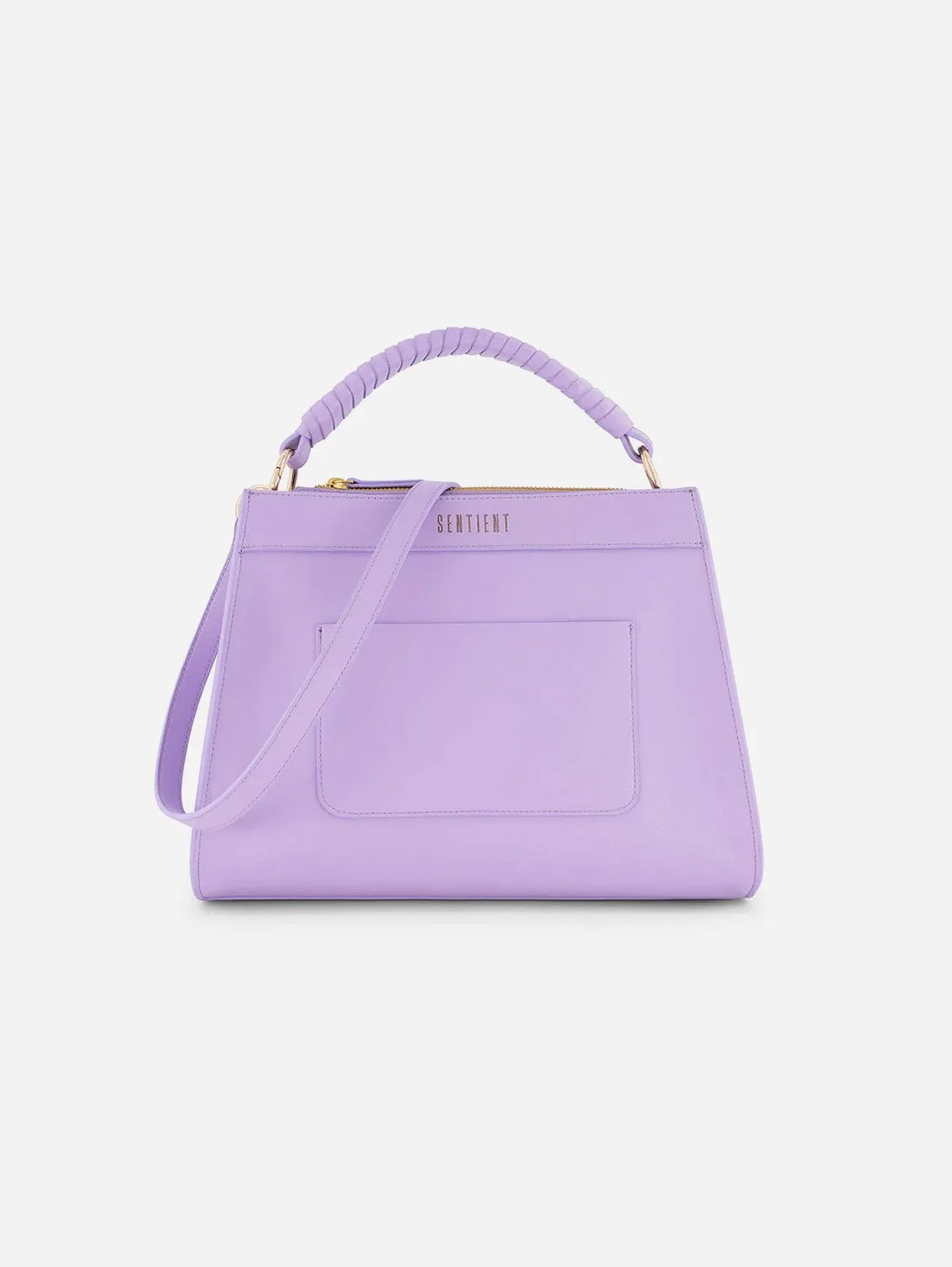 Panthera Desserto? Cactus Leather Vegan Tote | Lavender