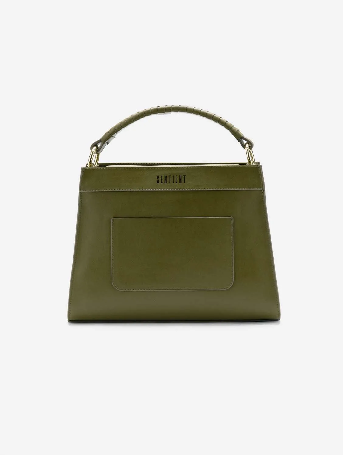 Panthera Desserto? Cactus Leather Vegan Tote | Moss Green