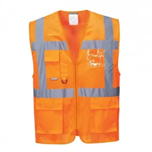 Portwest Mens Athens Safety Hi-Vis Vest