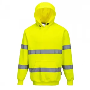 Portwest Mens B304 Hi-Vis Drawstring Hoodie