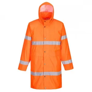 Portwest Mens H442 Hi-Vis Raincoat