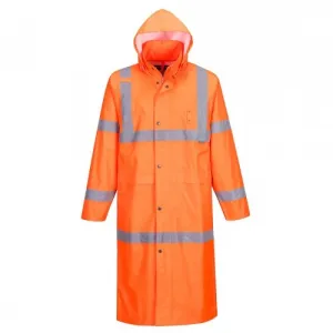 Portwest Mens Hi-Vis Raincoat