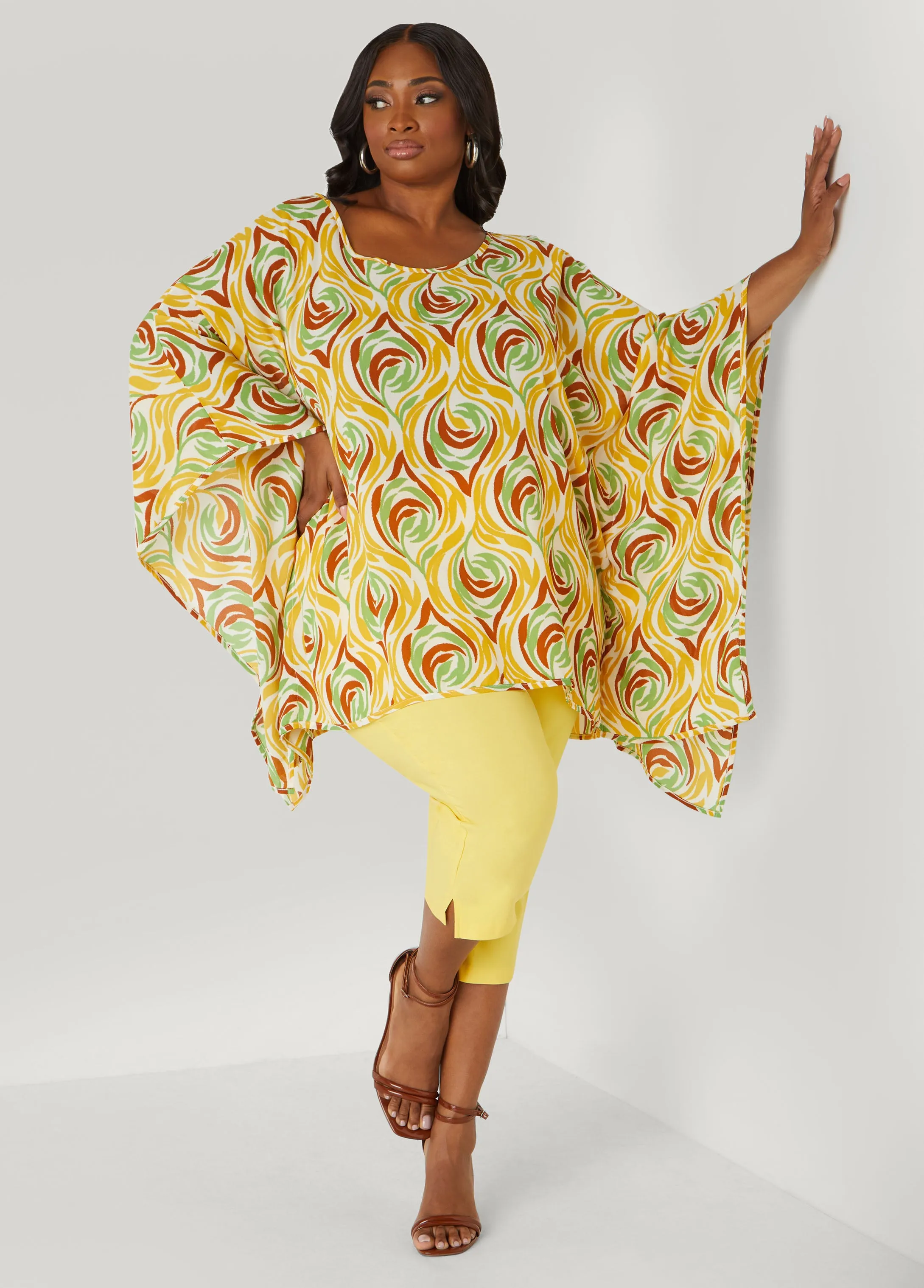 Printed Crepe Blouse