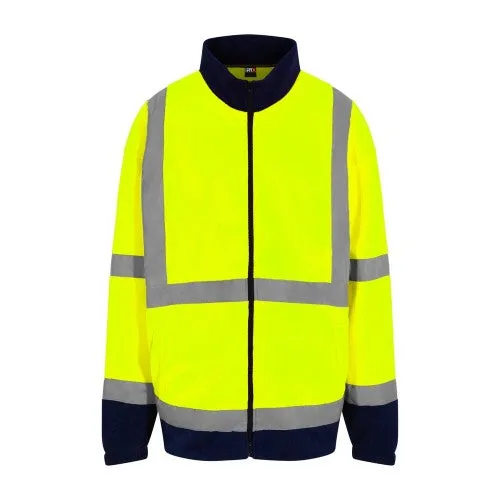 PRO RTX High Visibility Mens Full-Zip Fleece