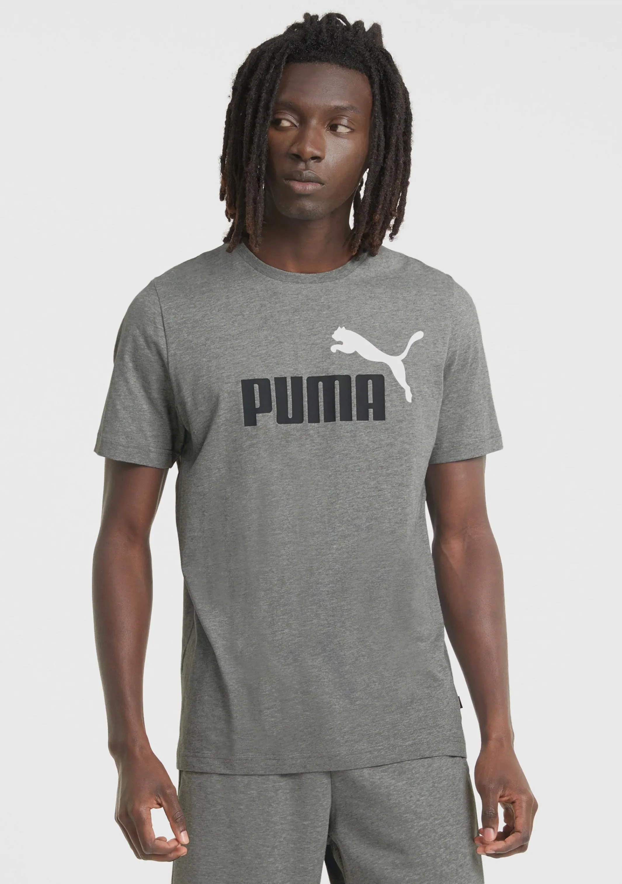 Puma Men??s Essential  2 Colour Logo Tee