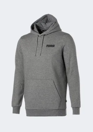Puma Men's Essential Fleece Hoodie Grey