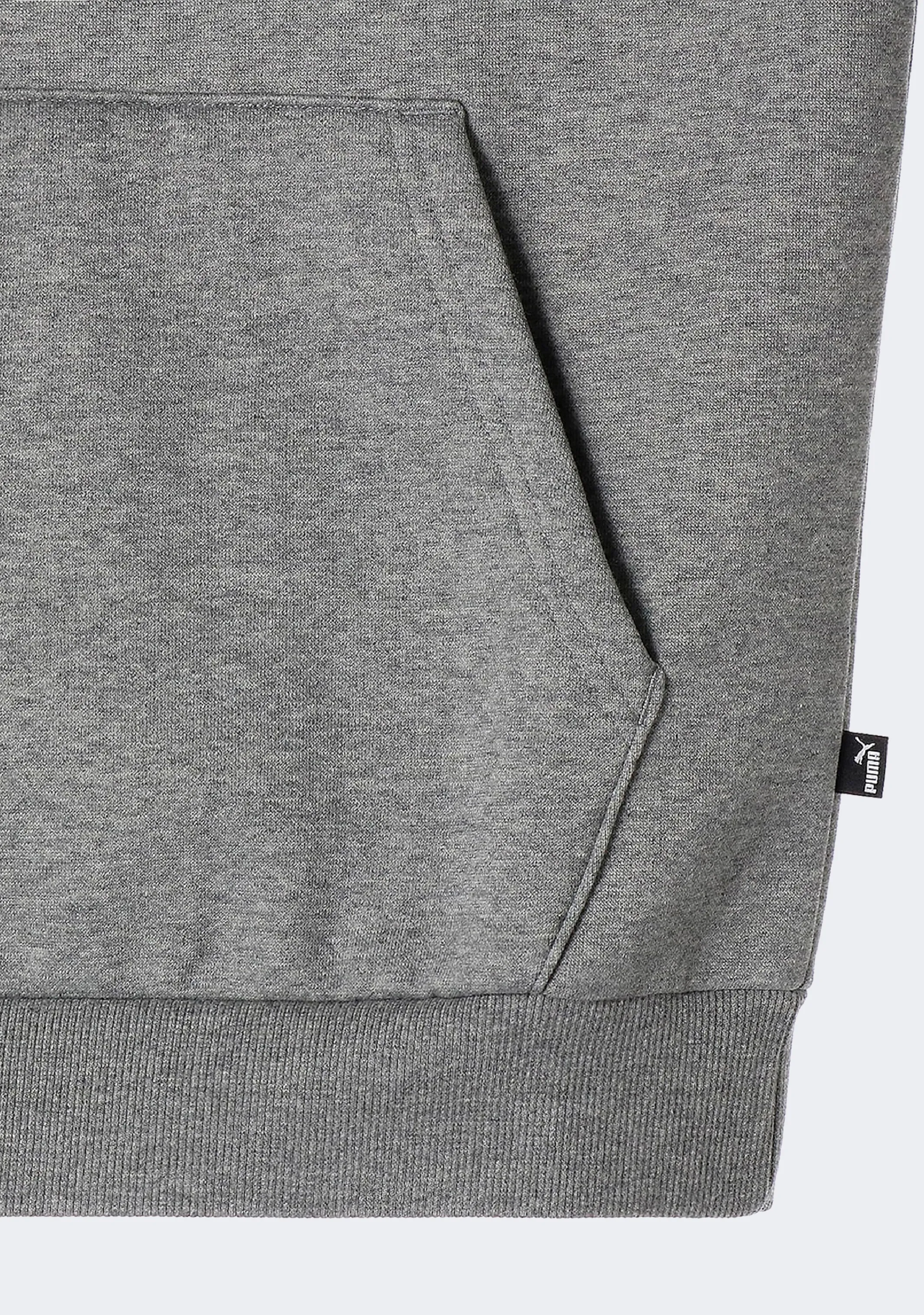 Puma Men's Essential Fleece Hoodie Grey