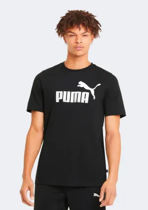 Puma Men??s Essential Logo Tee Black