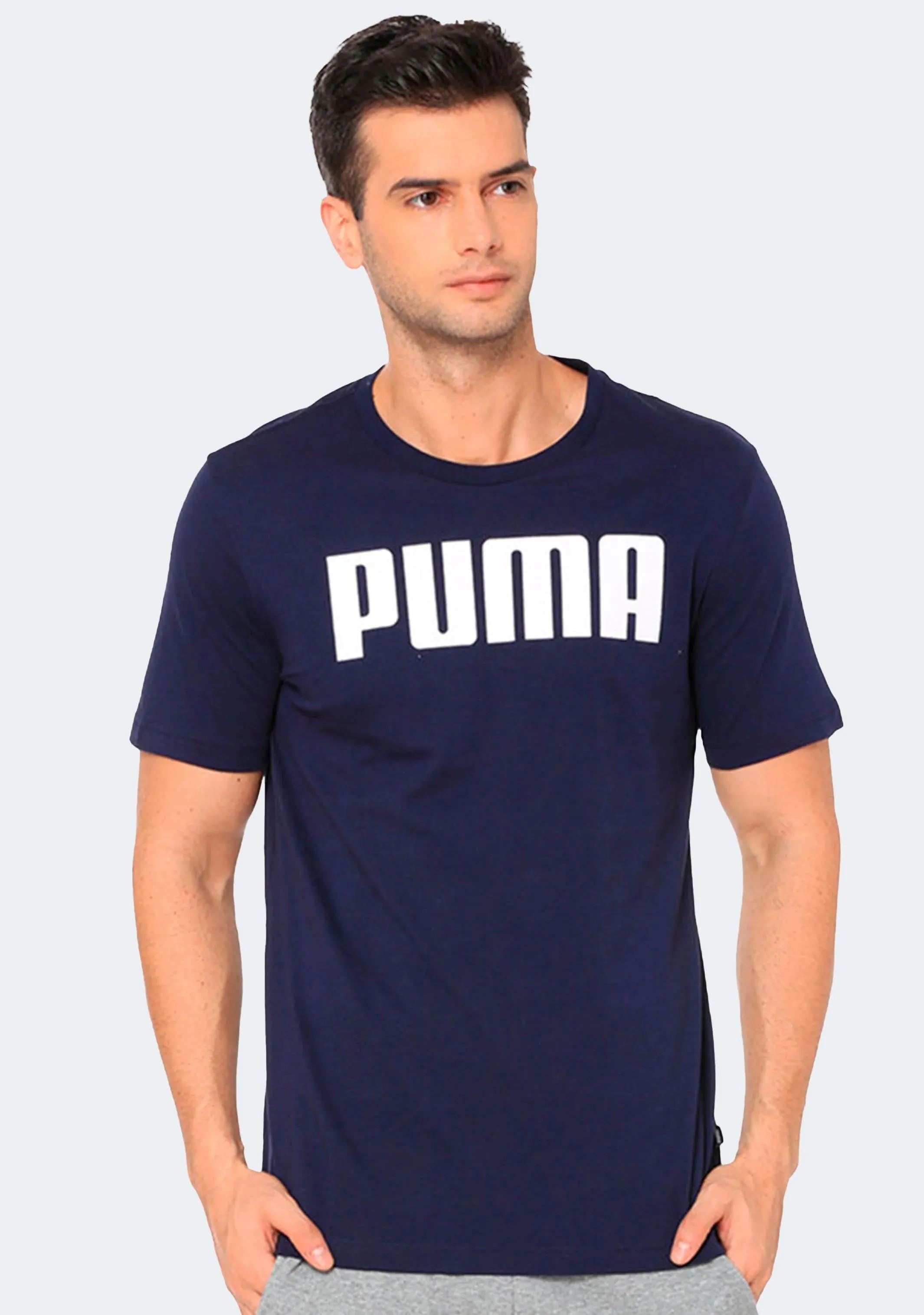 Puma Men??s Essential Logo Tee Navy