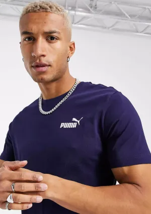 Puma Men??s Essential Small Logo Tee Navy