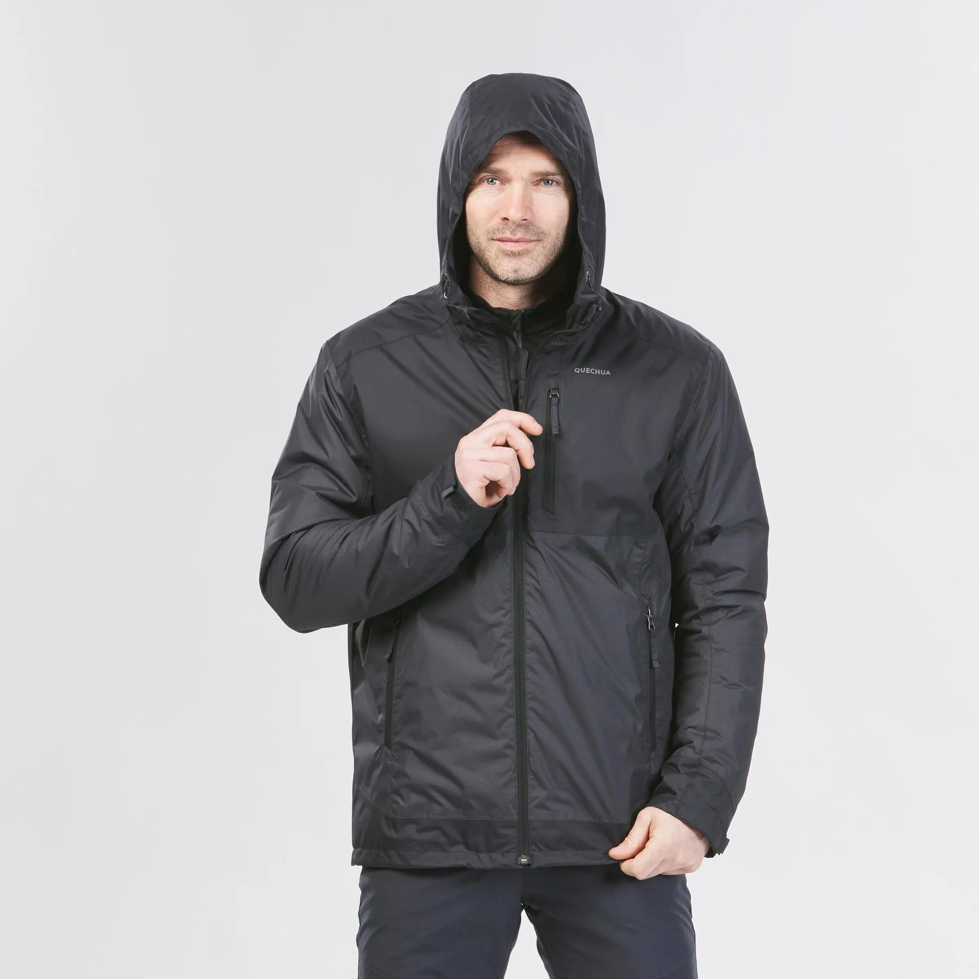 Quechua Men's hiking waterproof winter jacket - SH500 14??F