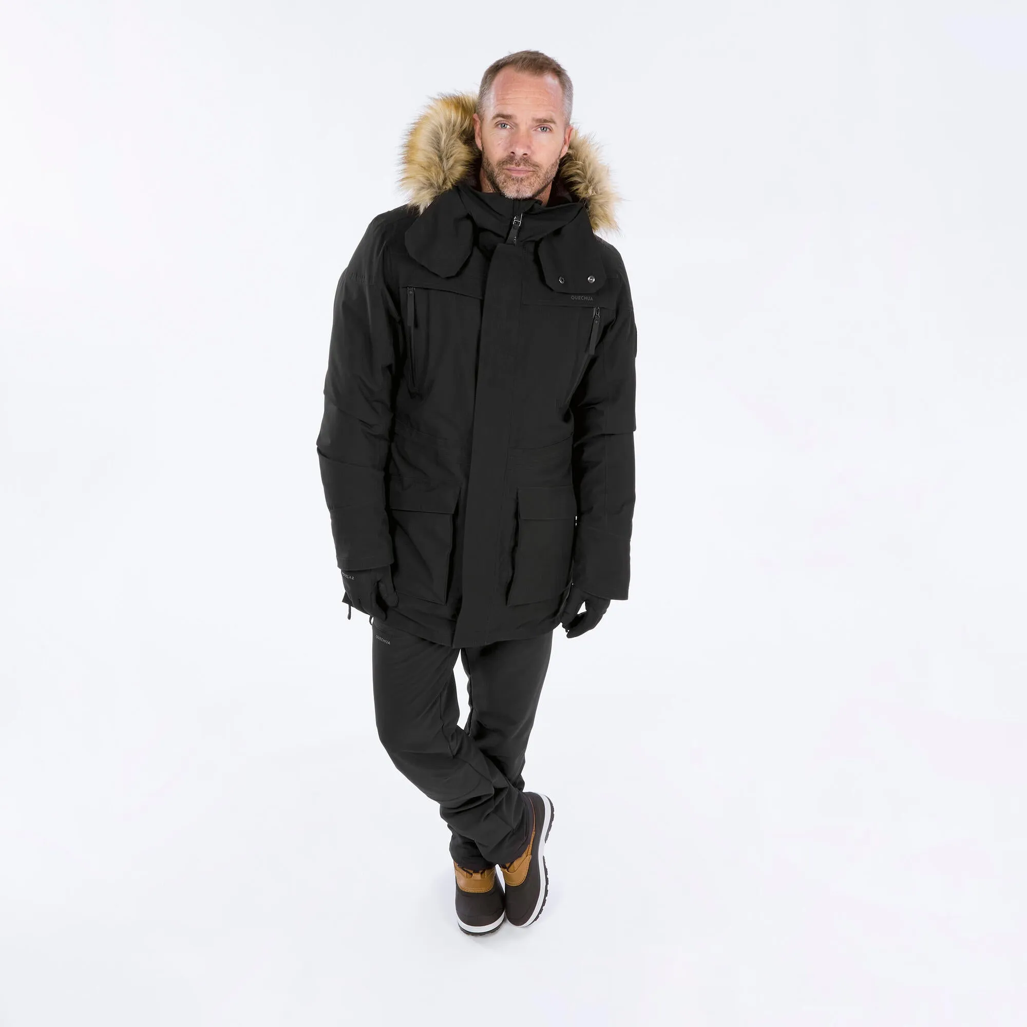 Quechua Men's Winter Waterproof Hiking Parka - SH900 -4??F