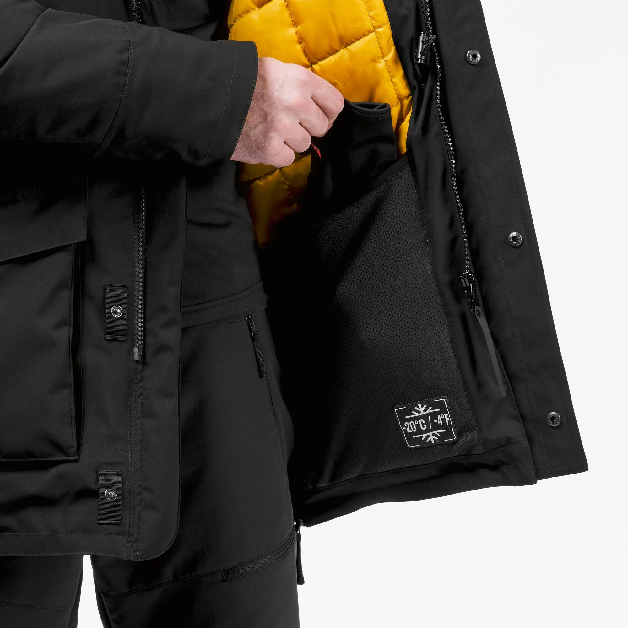 Quechua Men's Winter Waterproof Hiking Parka - SH900 -4??F