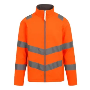 Regatta Professional Mens 2 Layer Hi-Vis Soft Shell Jacket