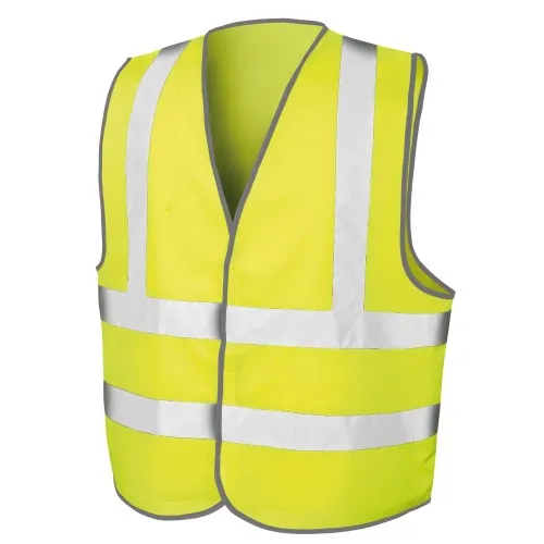 Result Mens Core Safety Hi Viz Vest (Pack of 2)