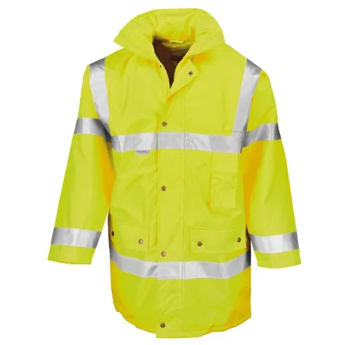 Result Mens Safeguard High-Visibility Safety Jacket (EN471 Class 3)