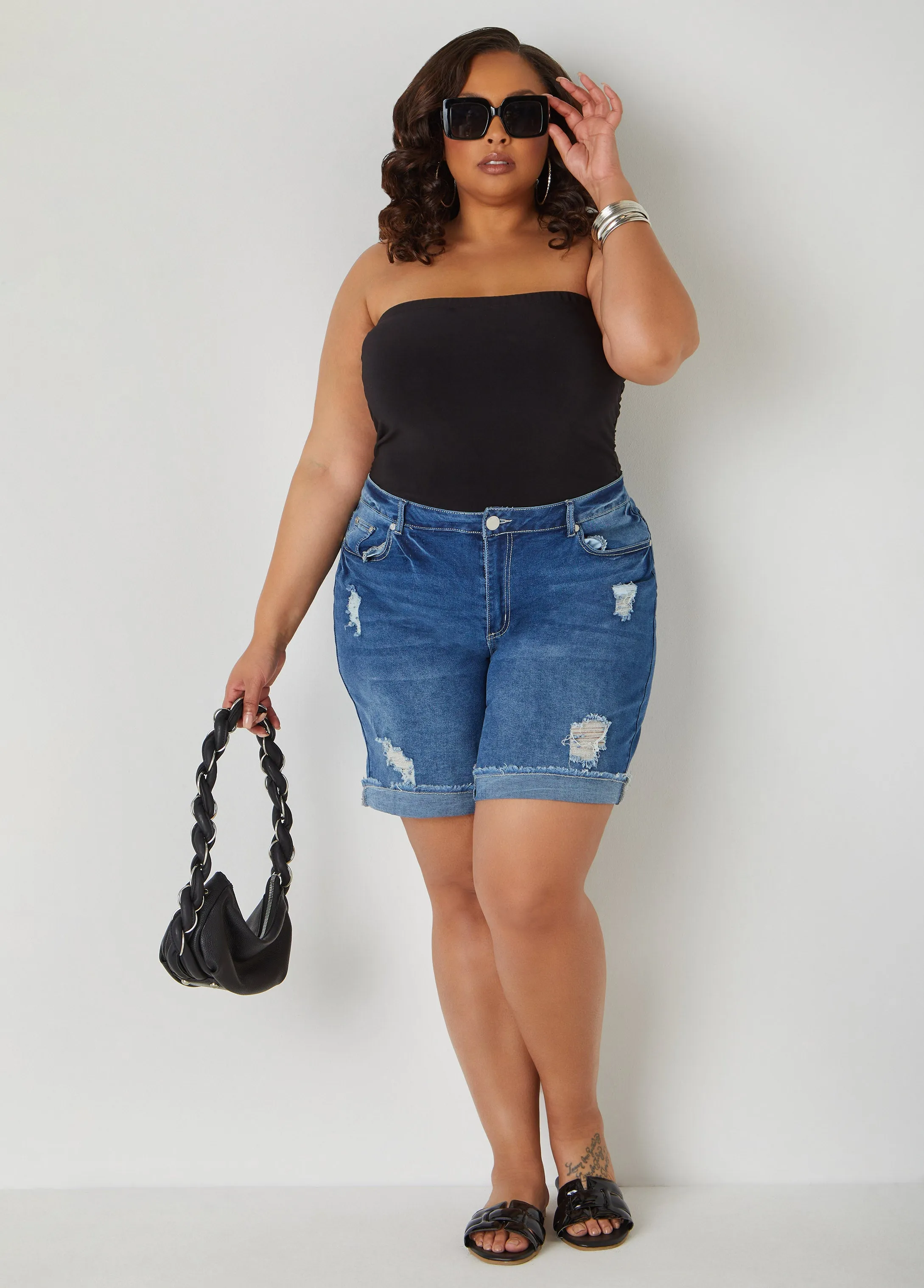 Ruched Tube Top