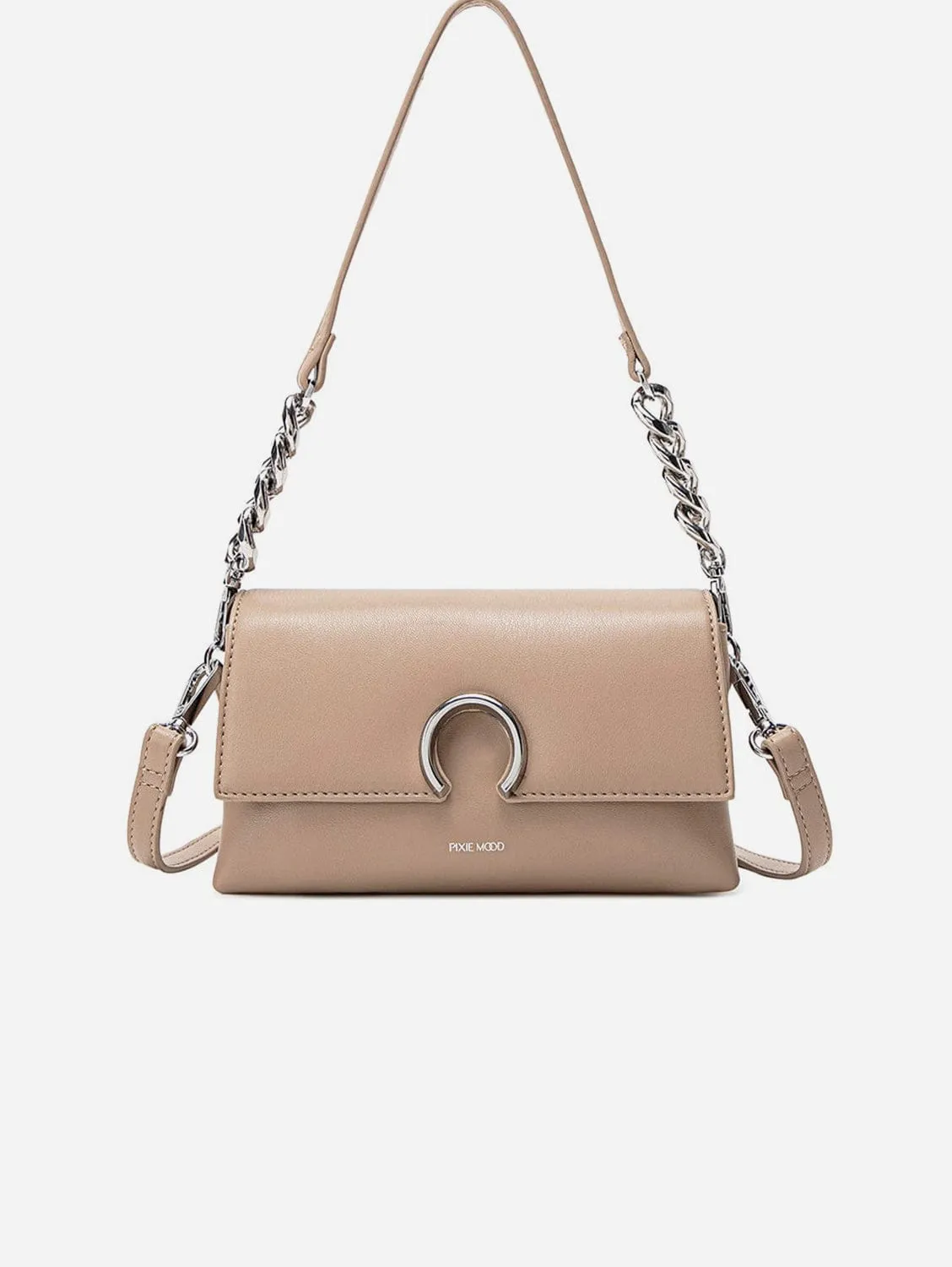 Ruth Vegan Leather Small Bag | Latte