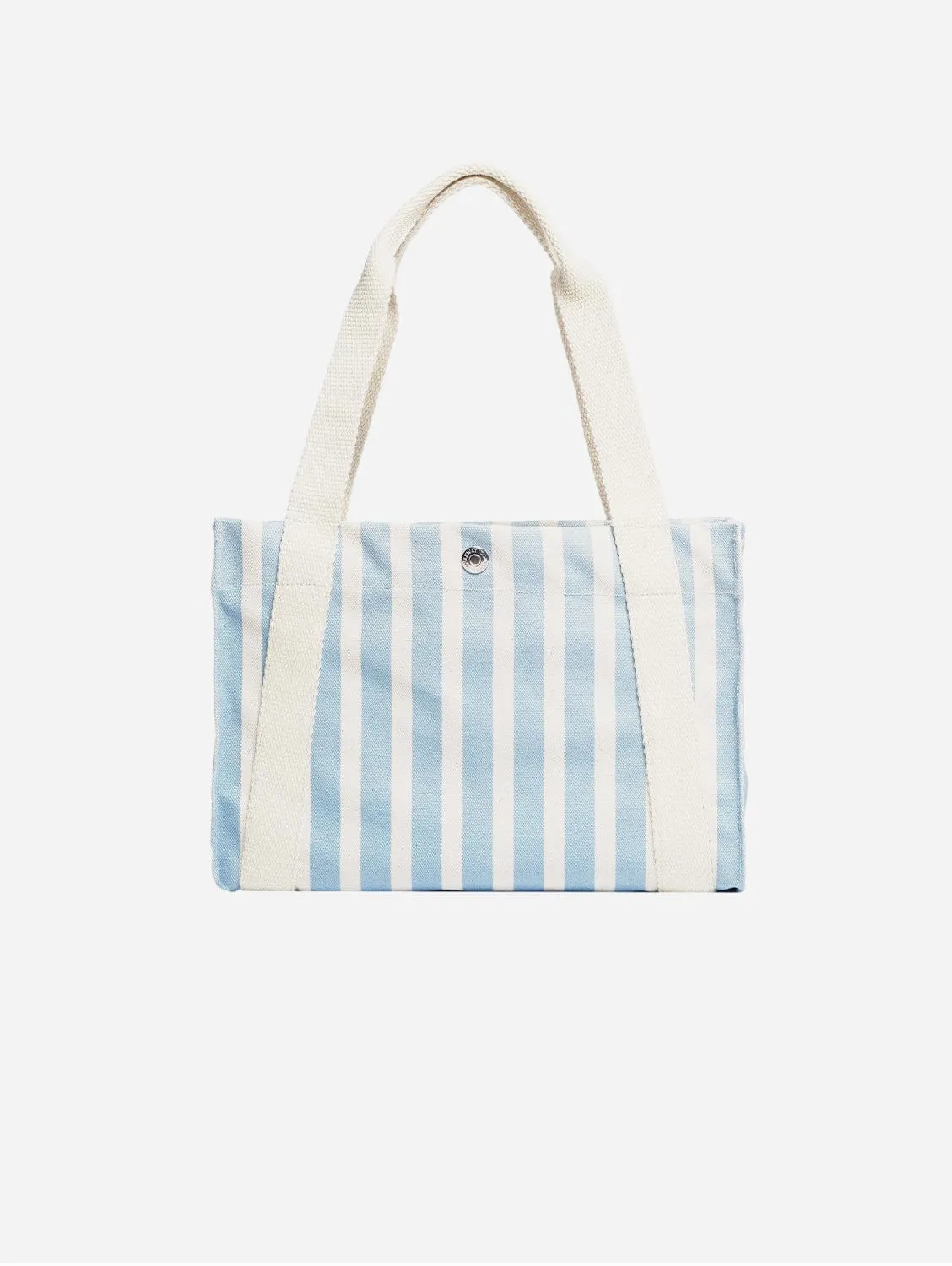 Small Vegan Beach Tote | Sand & Sky Blue