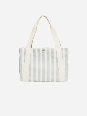 Small Vegan Beach Tote | Sand & Stone Grey