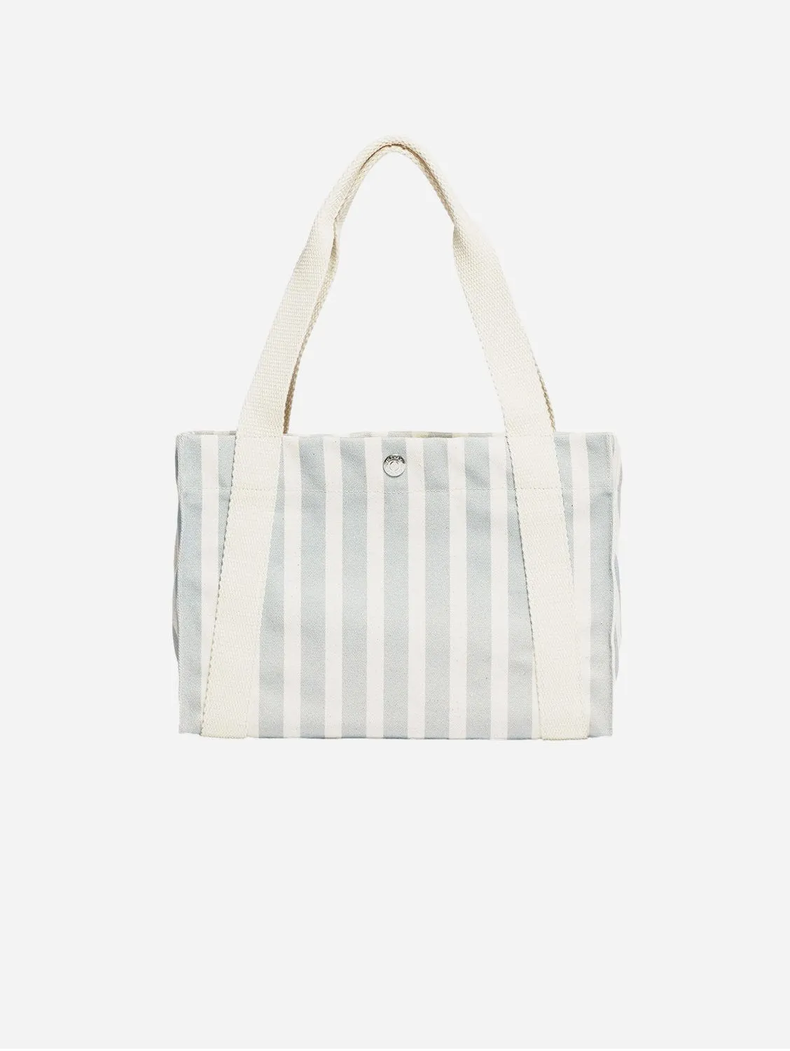 Small Vegan Beach Tote | Sand & Stone Grey