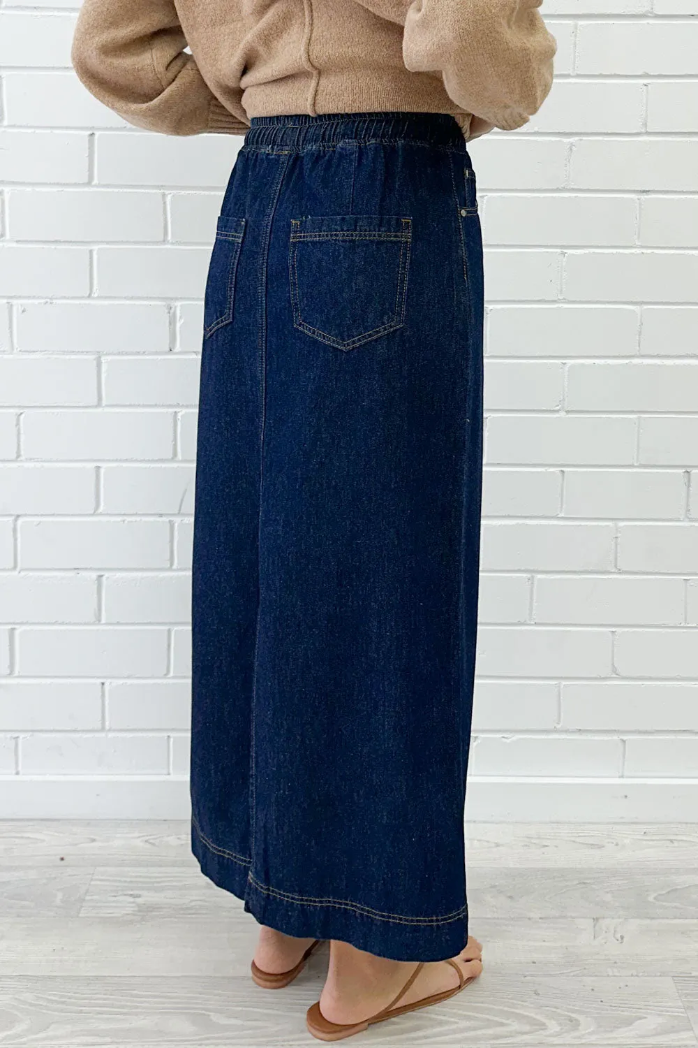 Sonya Denim Maxi Skirt