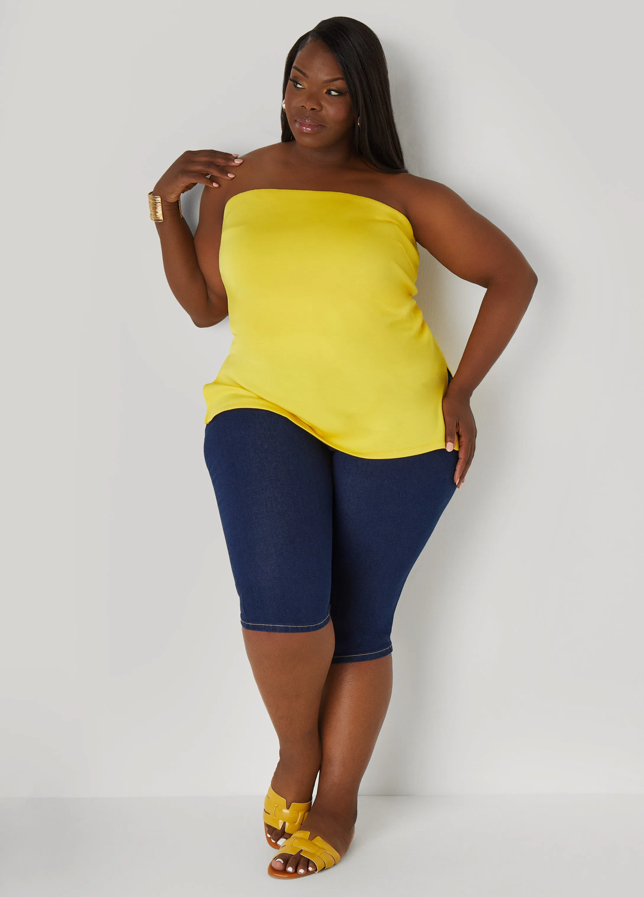 Split Side Tube Top