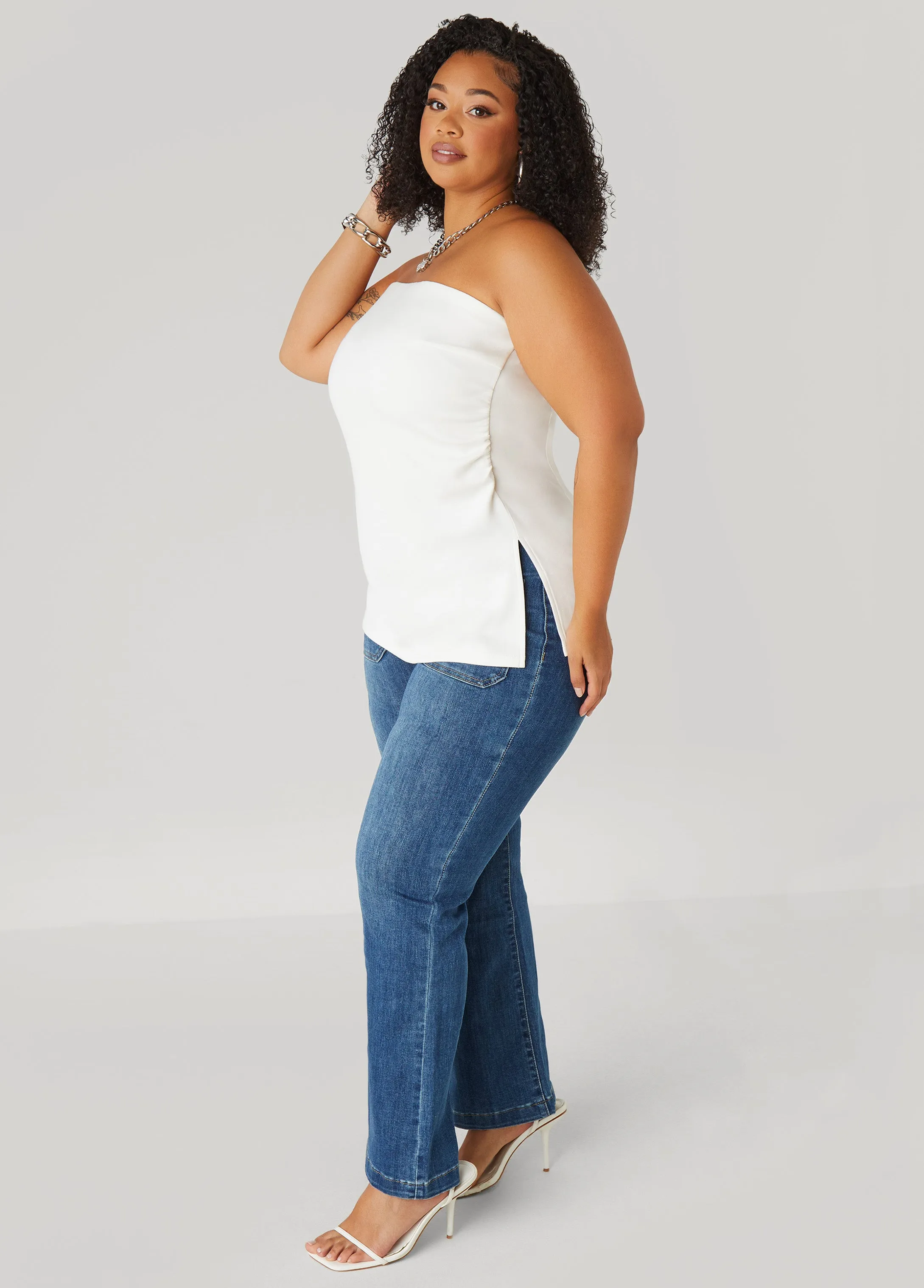 Split Side Tube Top