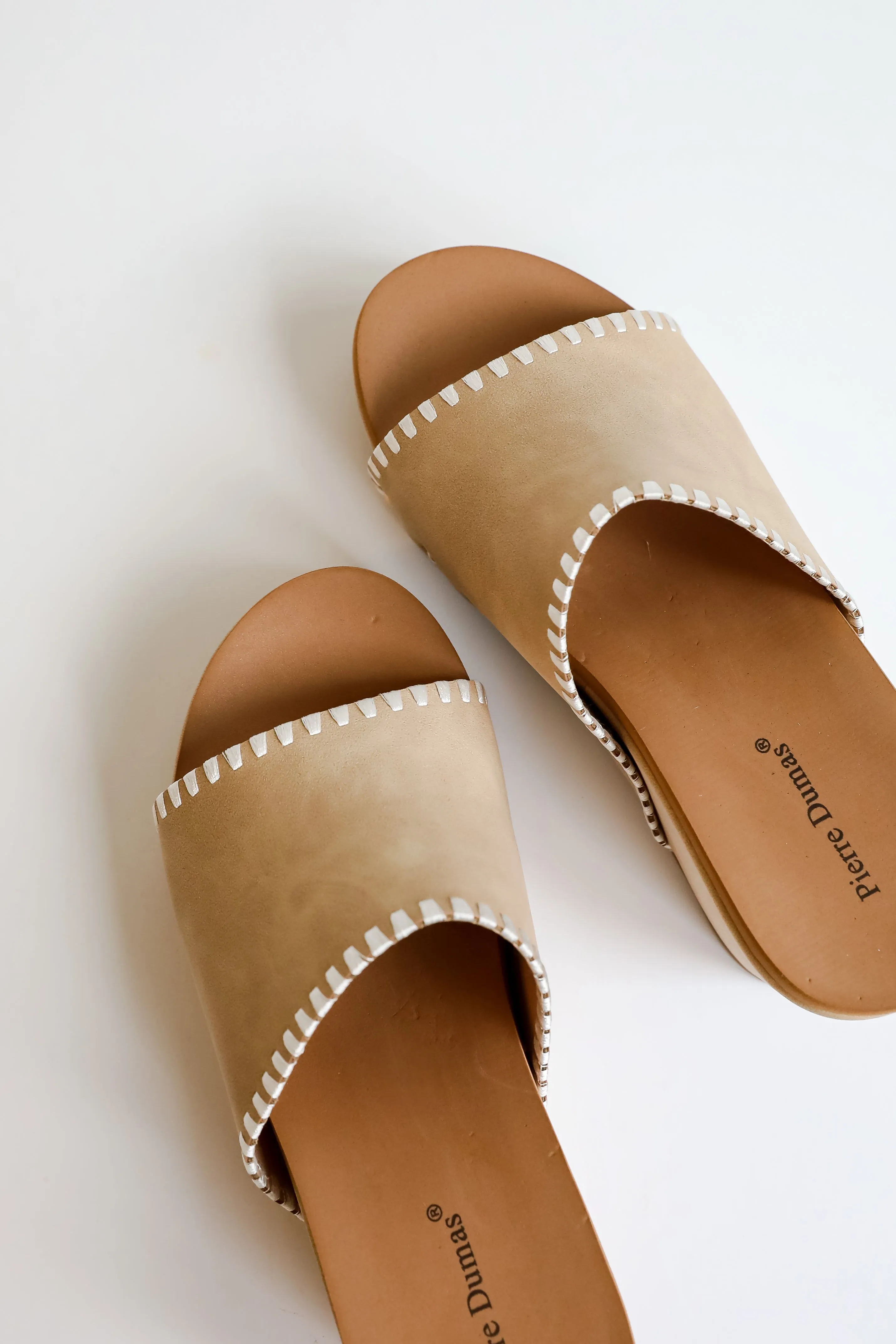 Starting The Day Nude Platform Wedges