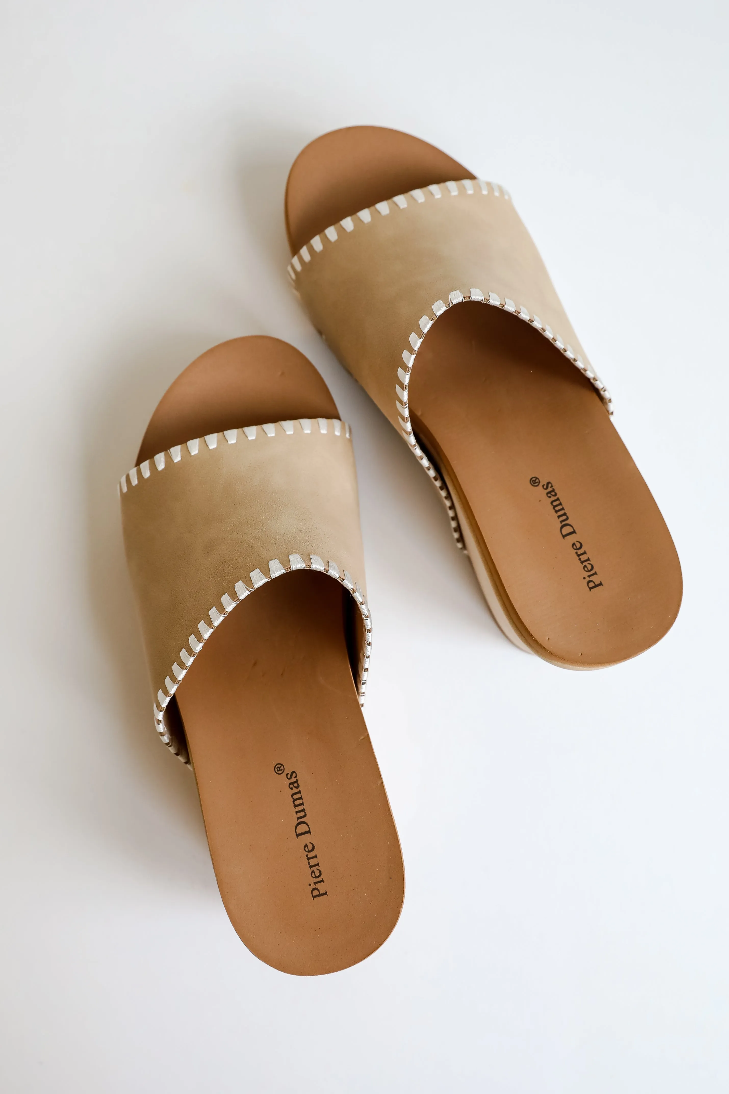 Starting The Day Nude Platform Wedges