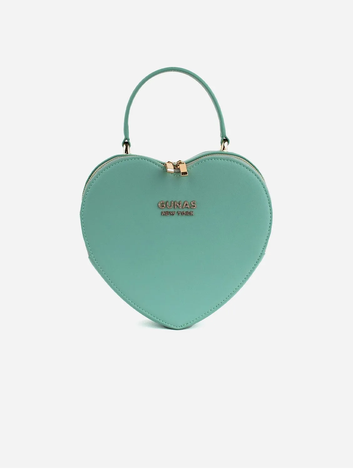 Sweetheart Tiffany Vegan Leather Crossbody Bag | Blue