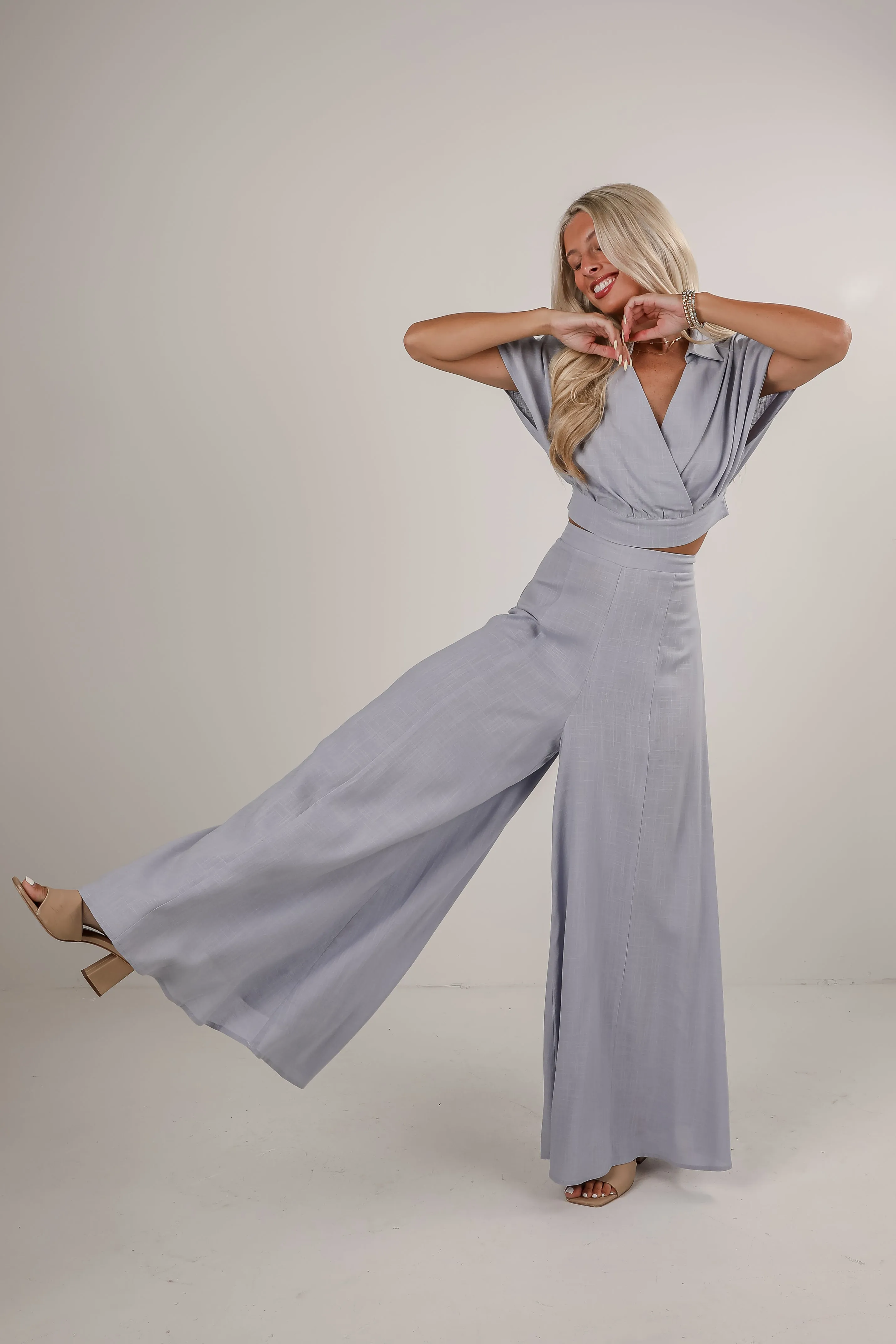 Take A Look Around Wide Leg Pants - DU DEAL